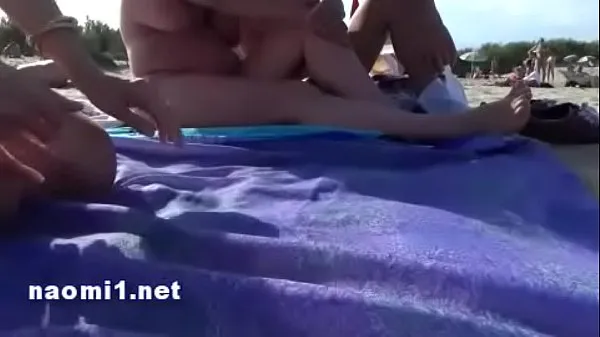 Show public beach cap agde by naomi slut new Clips