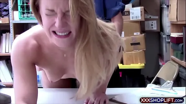 Innocent blonde virgin rough fucked on CCTV új klip megjelenítése