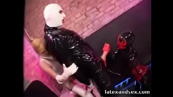 Show Latex Angel and latex demon group fetish new Clips
