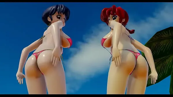 Show Ranma & Akane in MMD new Clips