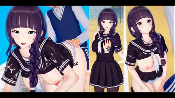 Tampilkan エロゲーコイカツ！】前髪ぱっつん爆乳jk「双葉」ちゃんがおっぱい揉みまくられる３DCGエロアニメ動画 Klip baru