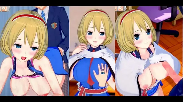 Eroge Koikatsu! ] Touhou Alice Margatroid reibt ihre Brüste H! 3DCG Anime-Video mit großen Brüsten (Touhou-Projekt) [Hentai-Spielneue Clips anzeigen