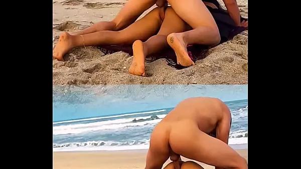 Hiển thị UNKNOWN male fucks me after showing him my ass on public beach Clip mới