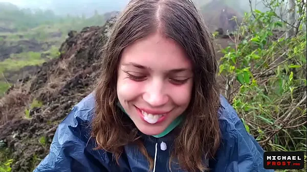 Show The Riskiest Public Blowjob In The World On Top Of An Active Bali Volcano - POV new Clips