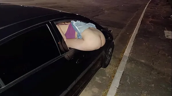 Show Married with ass out the window offering ass to everyone on the street in public new Clips