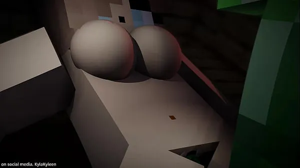 Minecraft Porn Animation Anime girl and Creeper نئے کلپس دکھائیں